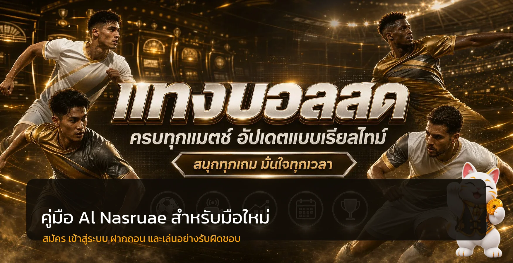 Al Nasruae คู่มือมือใหม่ สมัคร ฝากถอน เลือกเกม